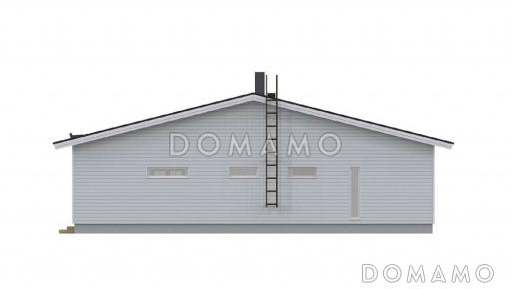 C-196 одноэтажный дом / Фасад 1