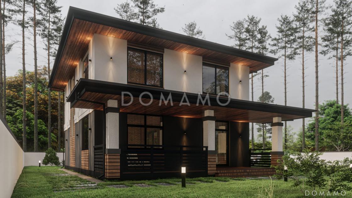 Проект дома из газобетона с 3 спальнями и ванной на втором этаже / 5