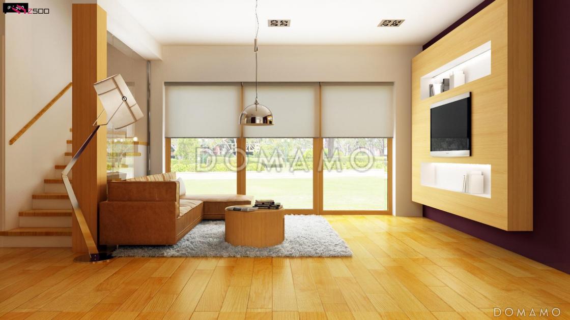 Проект простого одноэтажного мансардного дома из газобетона с тремя спальнями и индивидуальными гардеробными  / 23