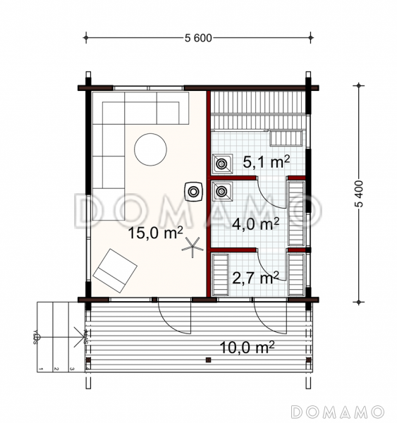 Э-2 / План 1 этажа