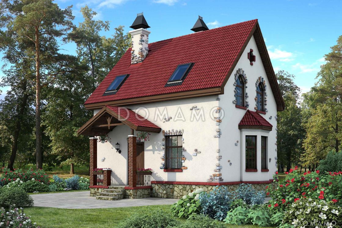 Проект экономичного каркасного дома. / 2