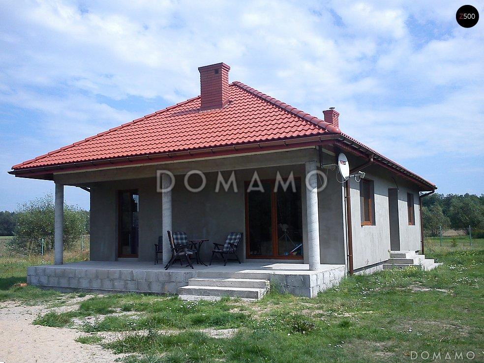 Проект компактного одноэтажного дома из газобетона с двумя спальнями и боковой террасой  / 9