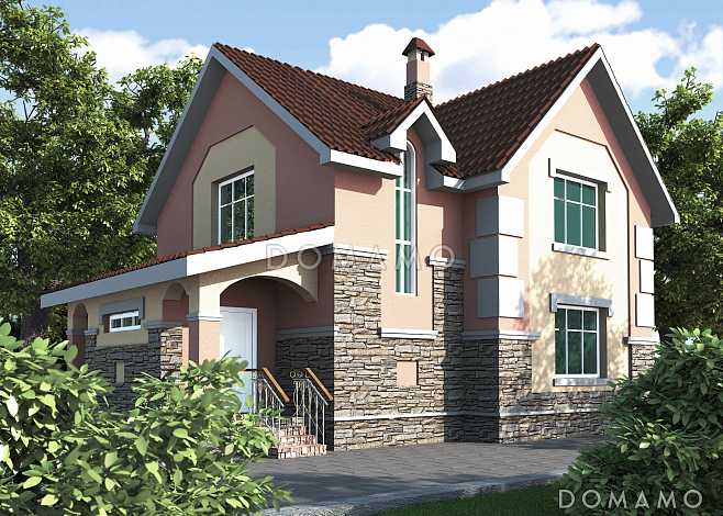 Проект дома по технологии ЛСТК с простой и удобной планировкой Проект дома по технологии ЛСТК с простой и удобной планировкой