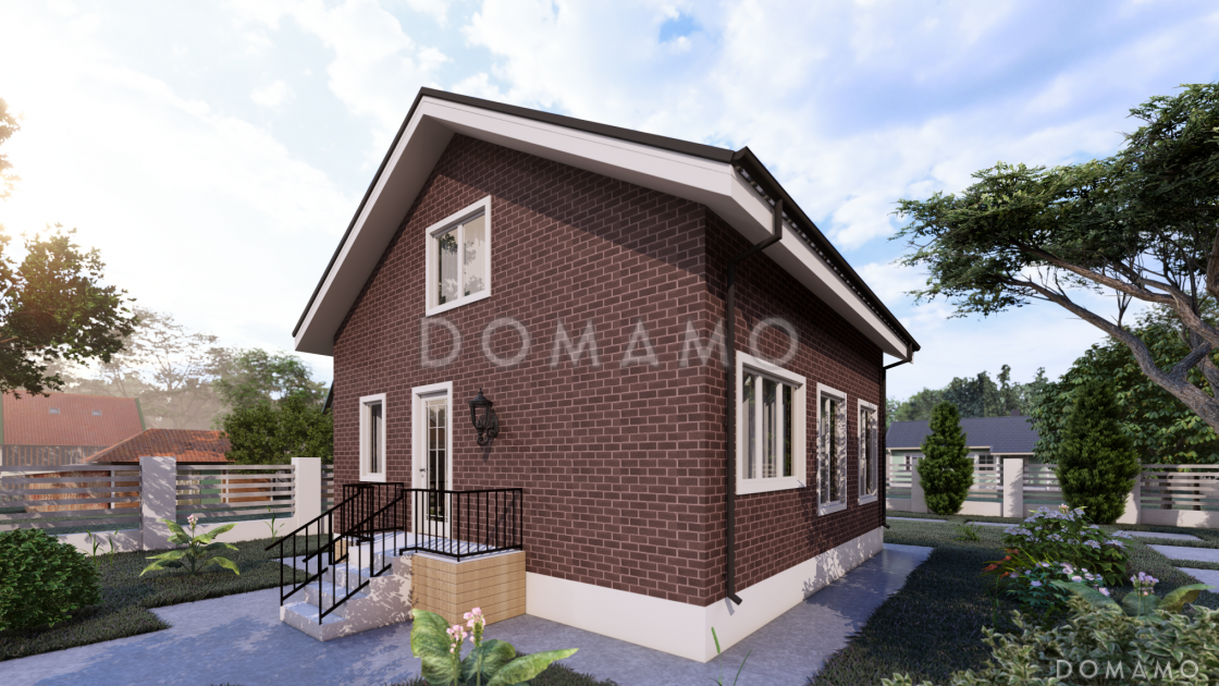 Каркасный дом для двух человек SK-56 / 1