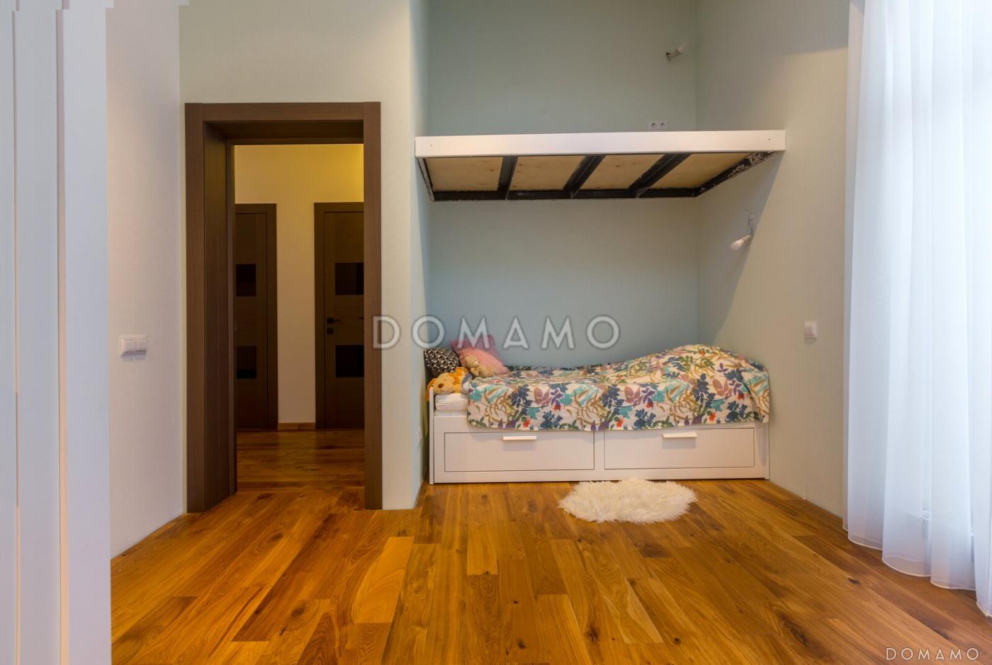 Проект двухэтажного каркасного дома с крытой террасой, сауной и балконом / 26