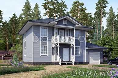 Проект  дома с многоскатной крышей