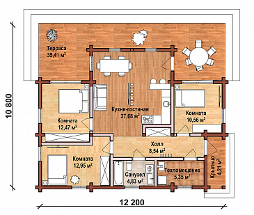MOSCOW 130 / План 1 этажа MOSCOW 130 / План 1 этажа