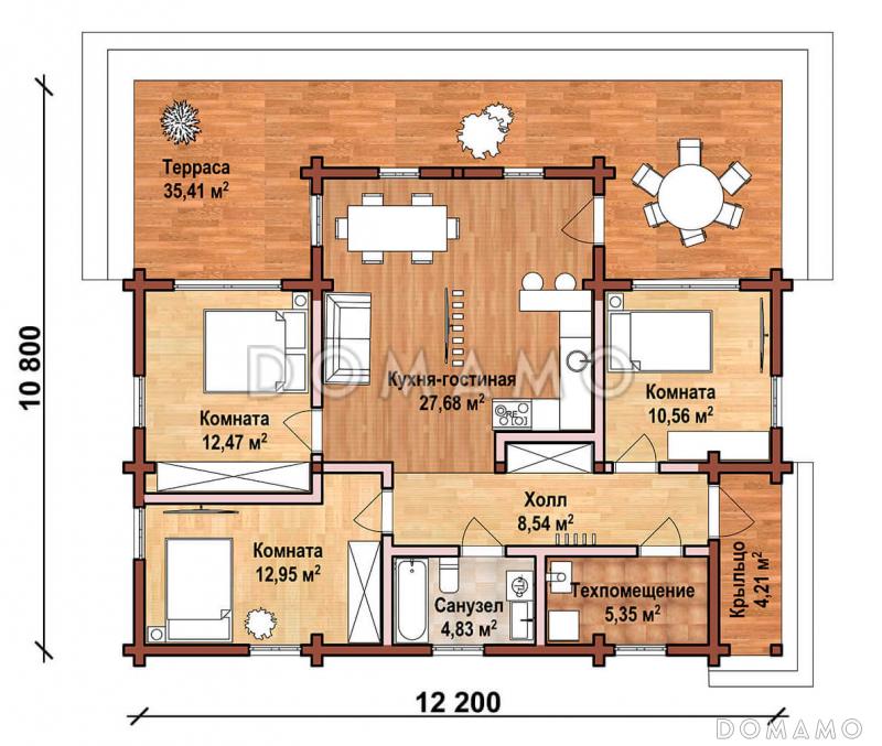 MOSCOW 130 / План 1 этажа