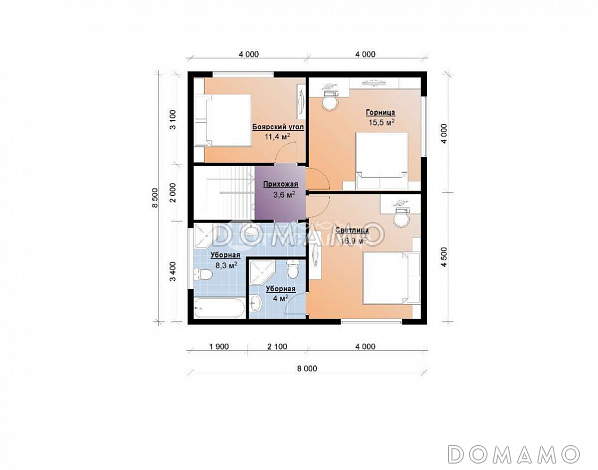 Оренбург / План мансардного этажа Оренбург / План мансардного этажа