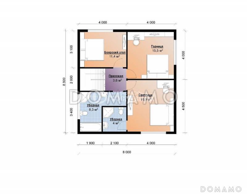 Оренбург / План мансардного этажа