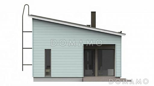 C-114 одноэтажный дом  / Фасад 2