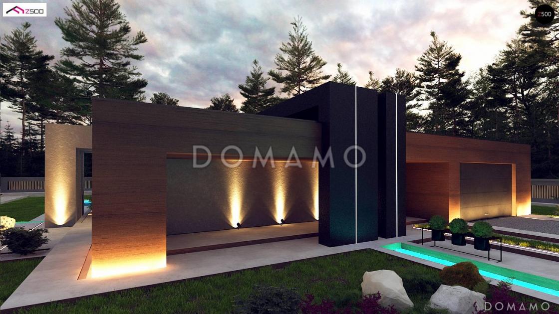 Проект просторного одноэтажного дома из газобетона для большой семьи / 6