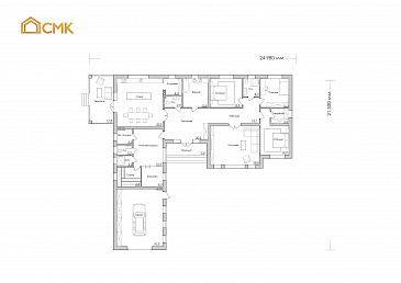 Преображенское / План 1 этажа Преображенское / План 1 этажа