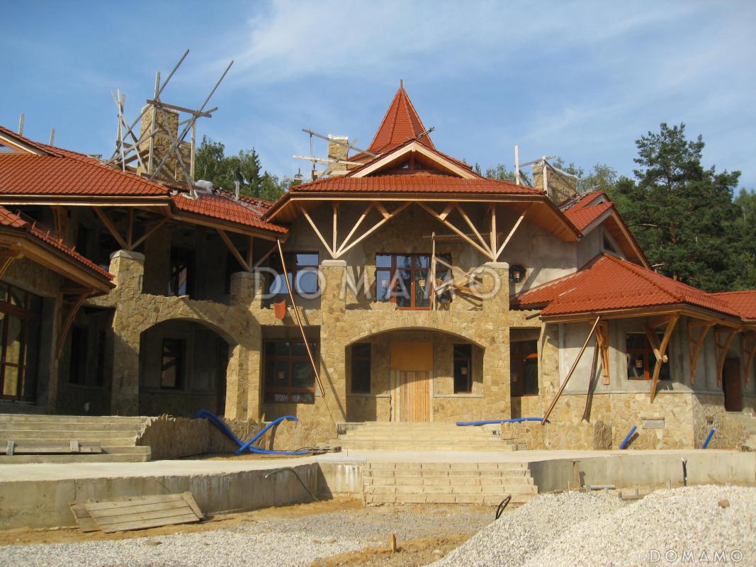 Проект коттеджа с угловой планировкой и бассейном / 7