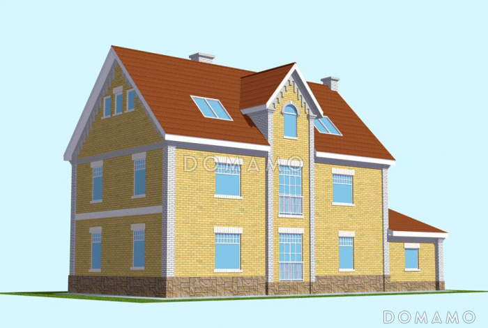 Проект газобетонного коттеджа для большой семьи