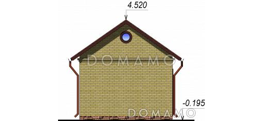 Проект гаража / Фасад 4