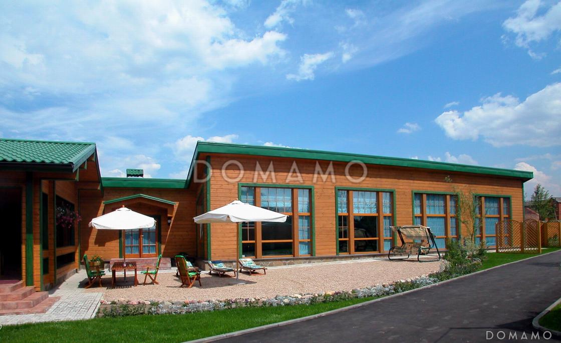 Проект пристроенного бассейна круглогодичного использования / 1