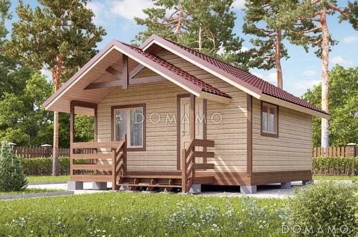 Проект каркасного дома 5х5