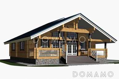 Проект дома из клееного бруса для комфортного проживания большой семьи Проект дома из клееного бруса для комфортного проживания большой семьи
