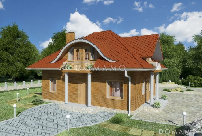 Проект современного загородного дома на семью из трех-шести человек Проект современного загородного дома на семью из трех-шести человек