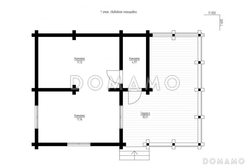 Баня  / План мансардного этажа