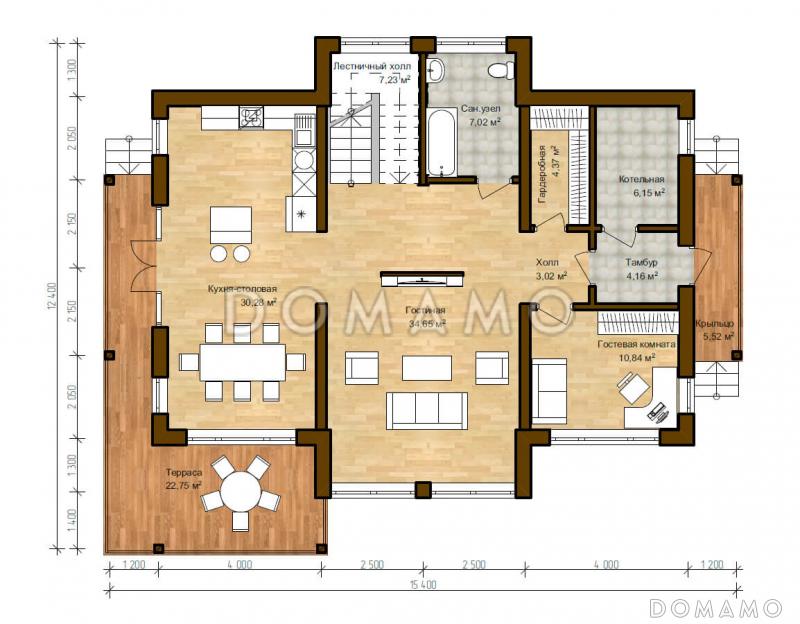 GALAXY 280 / План 1 этажа