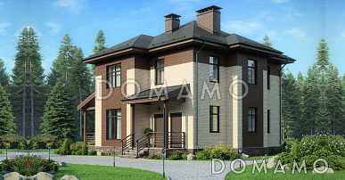 Проект двухэтажного дома из газобетонных блоков