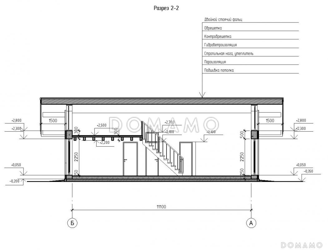Проект дома с 3 спальнями, кабинетом на мансарде и вторым светом в кухне-столовой / 5