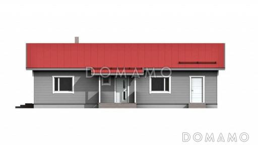 С-190 одноэтажный дом / Фасад 1