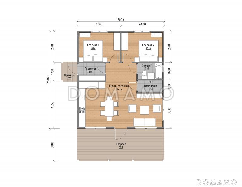 ДК-190 / План 1 этажа