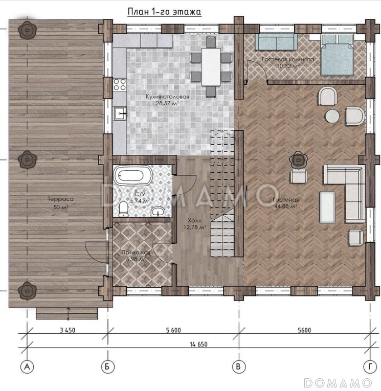 Арадан / План 1 этажа