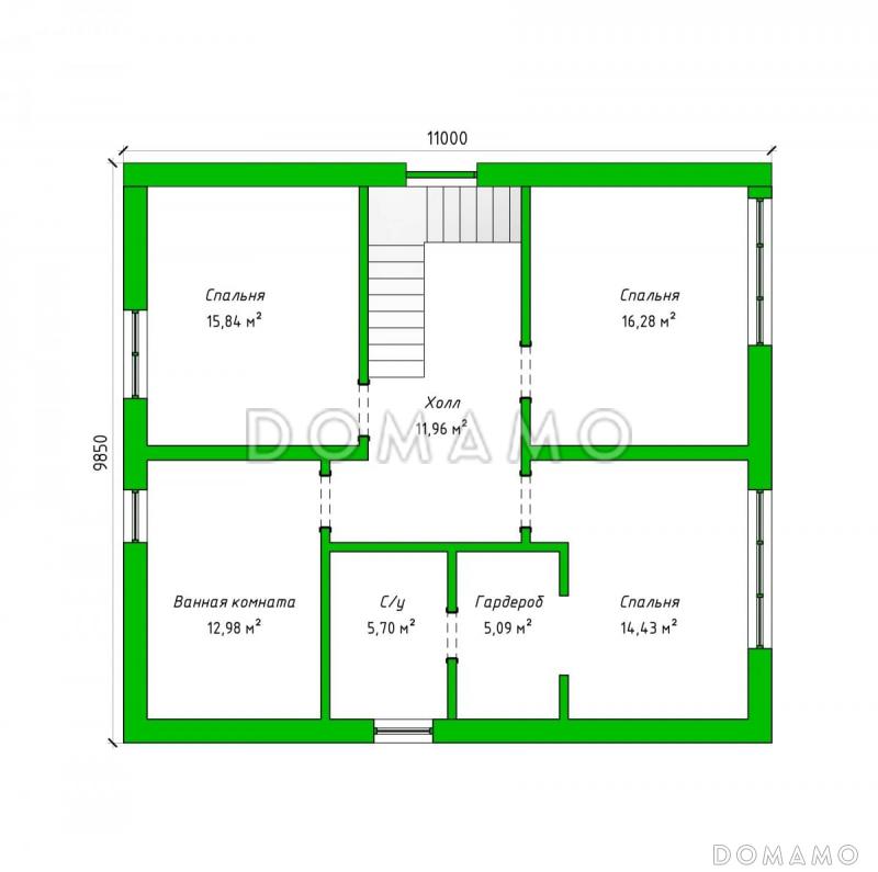 16-219 / План мансардного этажа