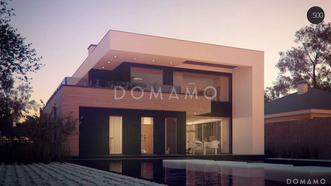 Проект дома из газобетона с 4 спальнями и большой гостиной, адаптированный для сейсмозоны / 7