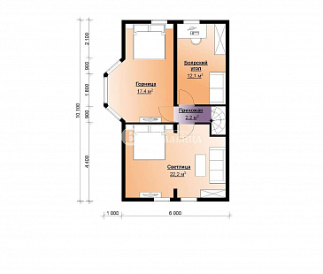 Калининград / План мансардного этажа Калининград / План мансардного этажа