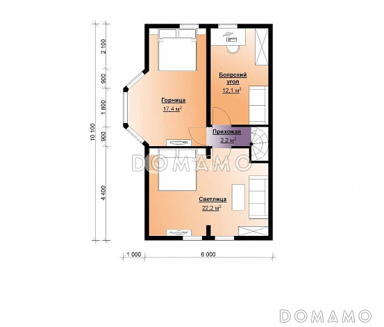 Калининград / План мансардного этажа Калининград / План мансардного этажа