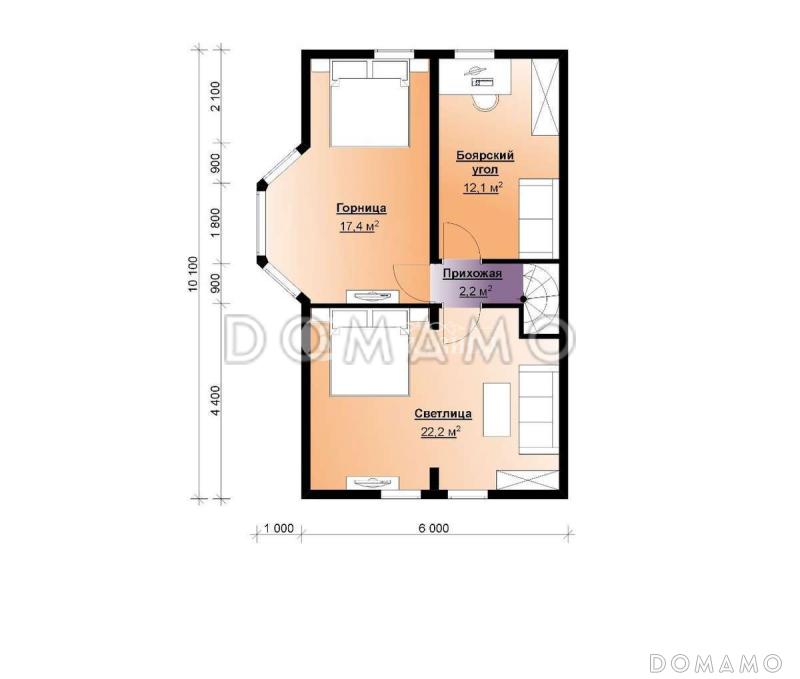 Калининград / План мансардного этажа