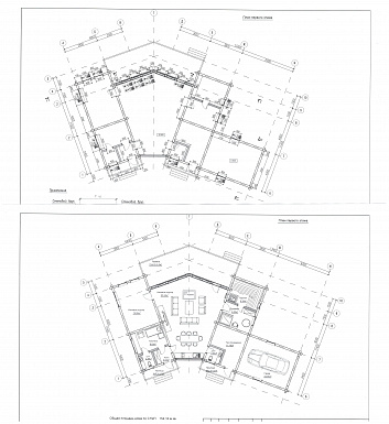 Коттедж "Изумрудная долина" / План 1 этажа Коттедж "Изумрудная долина" / План 1 этажа