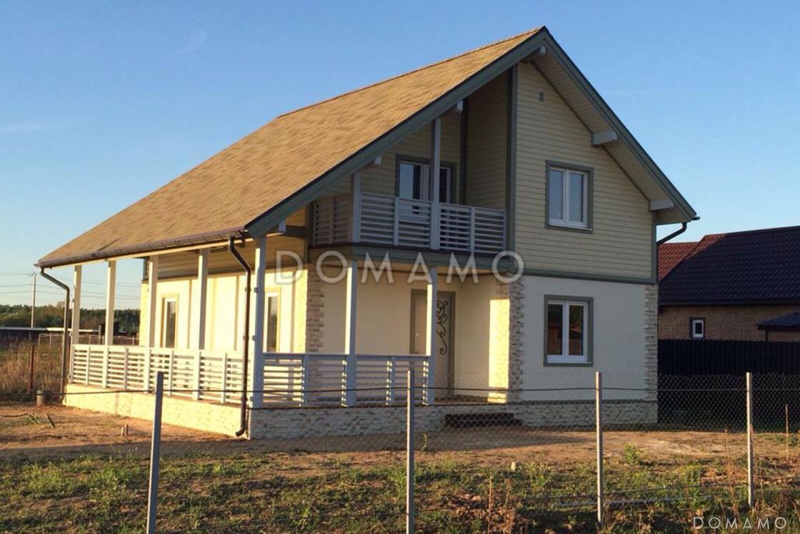 Проект каркасного дома с мансардой, 3 спальнями, кабинетом и балконом / 2
