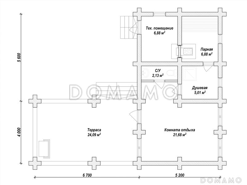 K-220 / План 1 этажа
