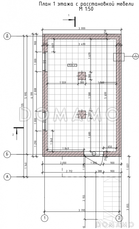 Башня / План 1 этажа