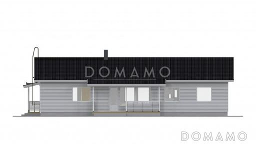 Проект дома c небольшой котельной / Фасад 4