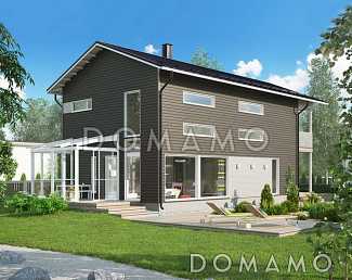 Проект дома с большой кухней-столовой