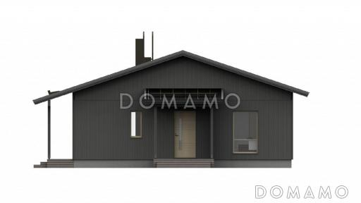 Проект каркасного дома с 9х14 / Фасад 1