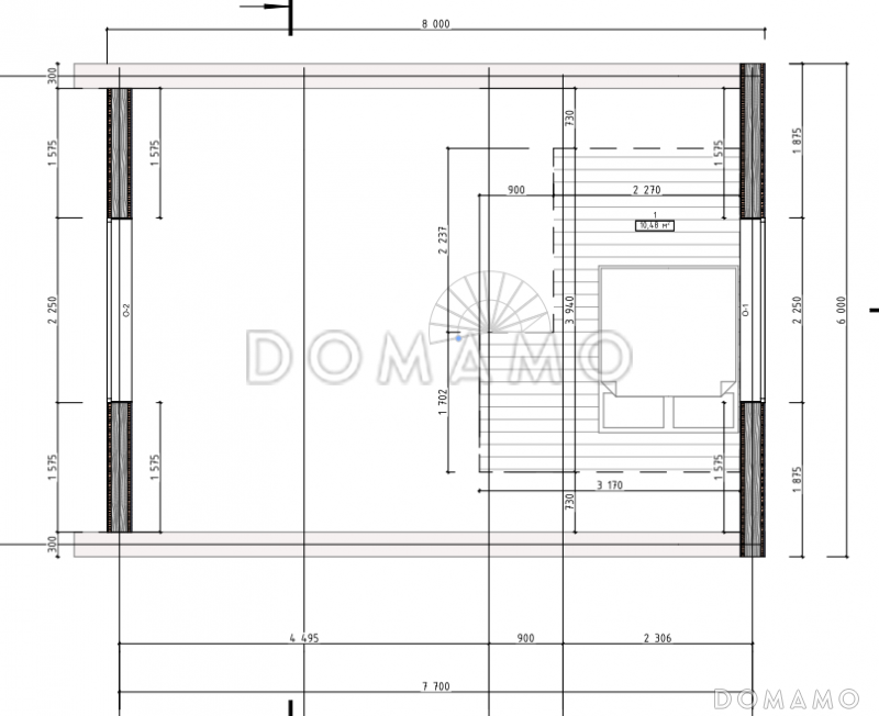 А-фрейм / План 2 этажа
