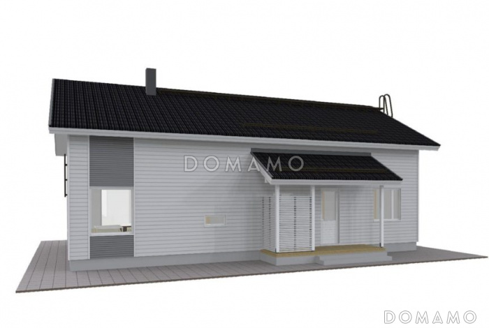 М-162 одноэтажный с мансардой