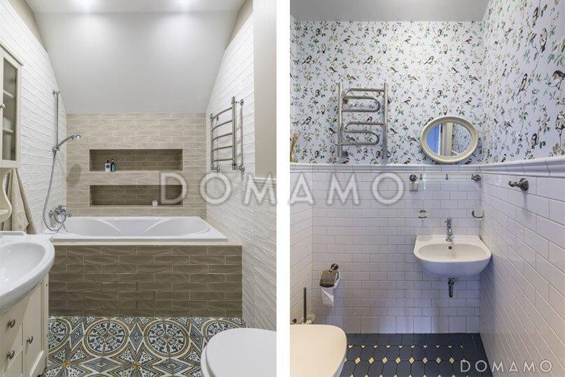 Проект скандинавского коттеджа из кирпича с эркером, мансардой и открытой террасой / 16