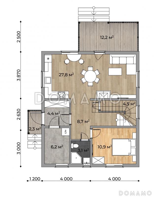 Скиф / План 1 этажа