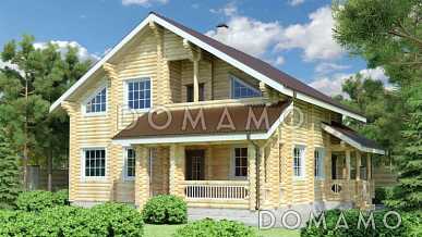 Проект большого и просторного дома, включающего в себя два этажа Проект большого и просторного дома, включающего в себя два этажа