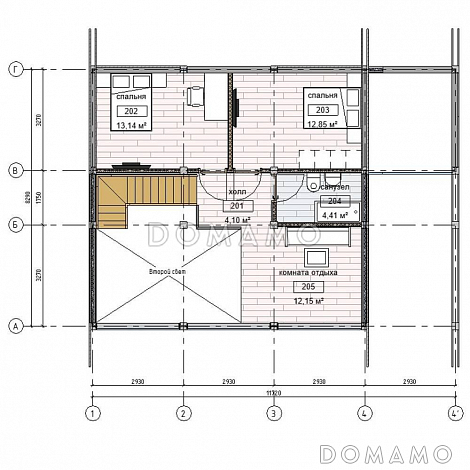 IDEA 162 / План 2 этажа