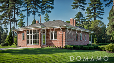 Проект дома из газобетона «АИСТ-КОМФОРТ-125»